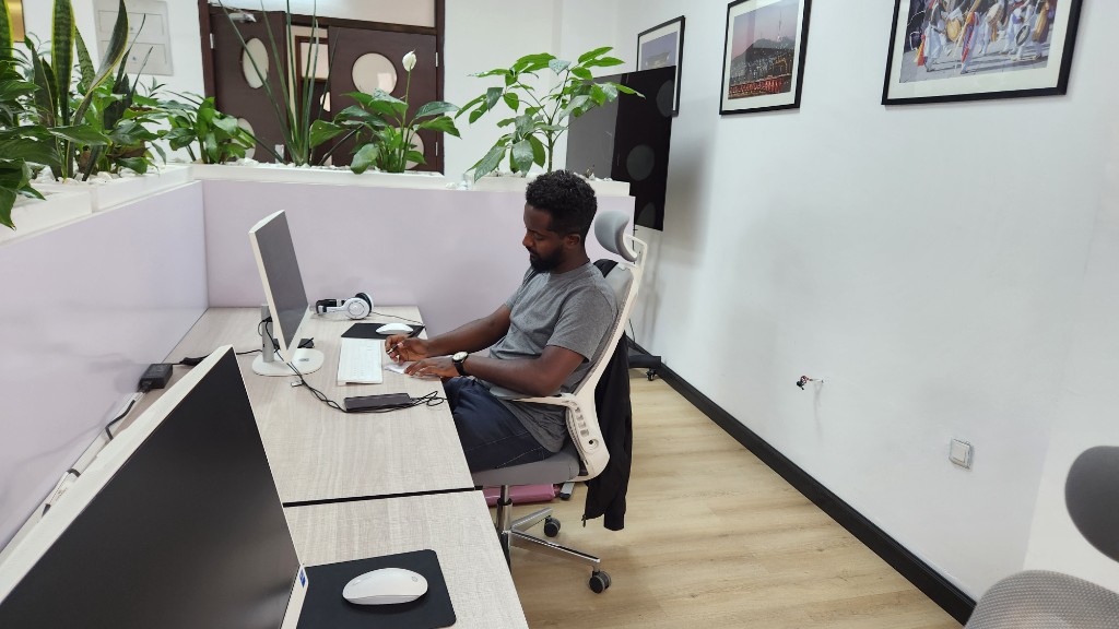 Developer workspace at VTech